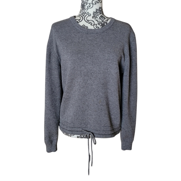 Heartloom crew neck tie waist sweater size XL - Picture 2 of 14